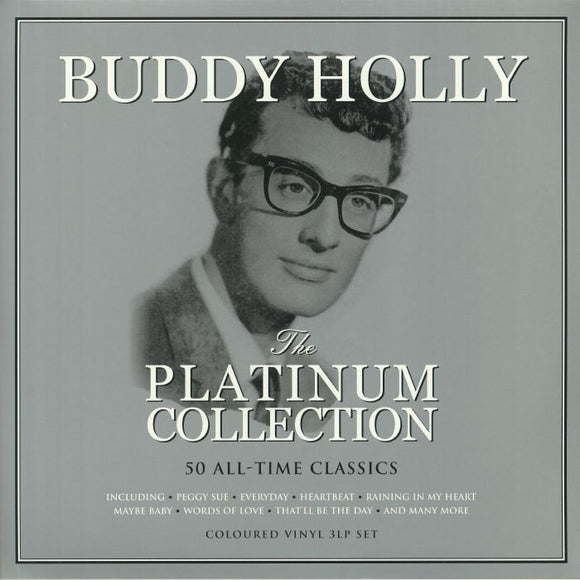 BUDDY HOLLY - THE PLATINUM COLLECTION (3LP WHITE VINYL)