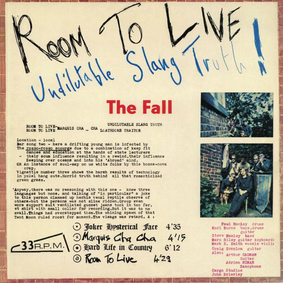 The Fall - ROOM TO LIVE [Marbled Vinyl]