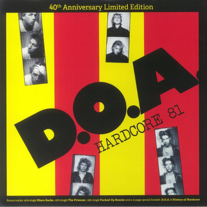 D.O.A. - HARDCORE 81 (WHITE VINYL)