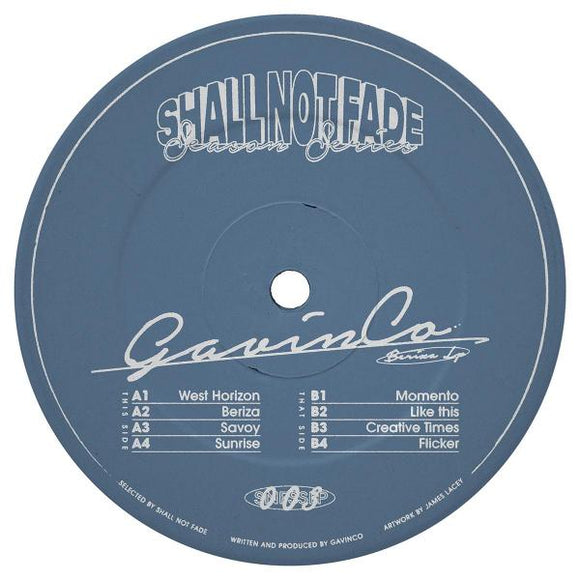 Gavinco - Beriza [white vinyl / label sleeve]
