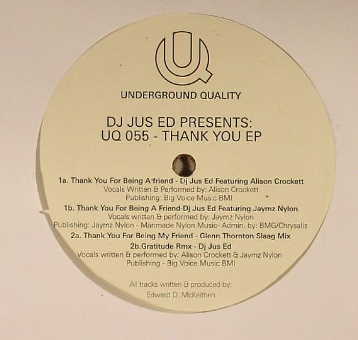 DJ Jus Ed – Thank You EP