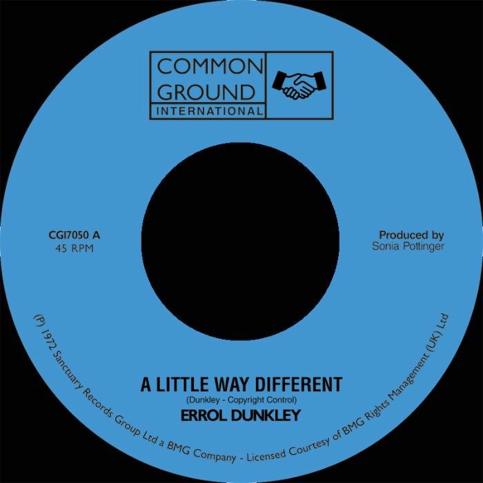 Errol Dunkley - A Little Way Different / I'm Not The Man For You 7"