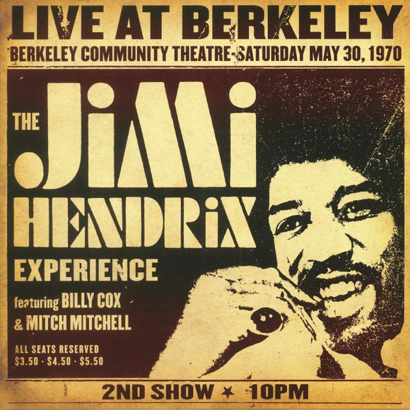 Jimi Hendrix, The Experience - Live At Berkeley