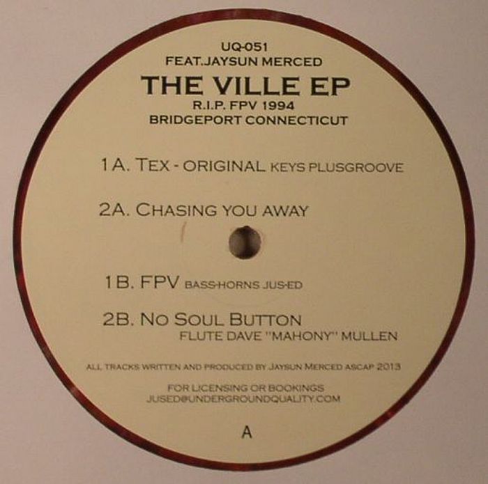 Jaysun Merced – The Ville EP R.I.P. Fpv 1994 Bridgeport Connecticut