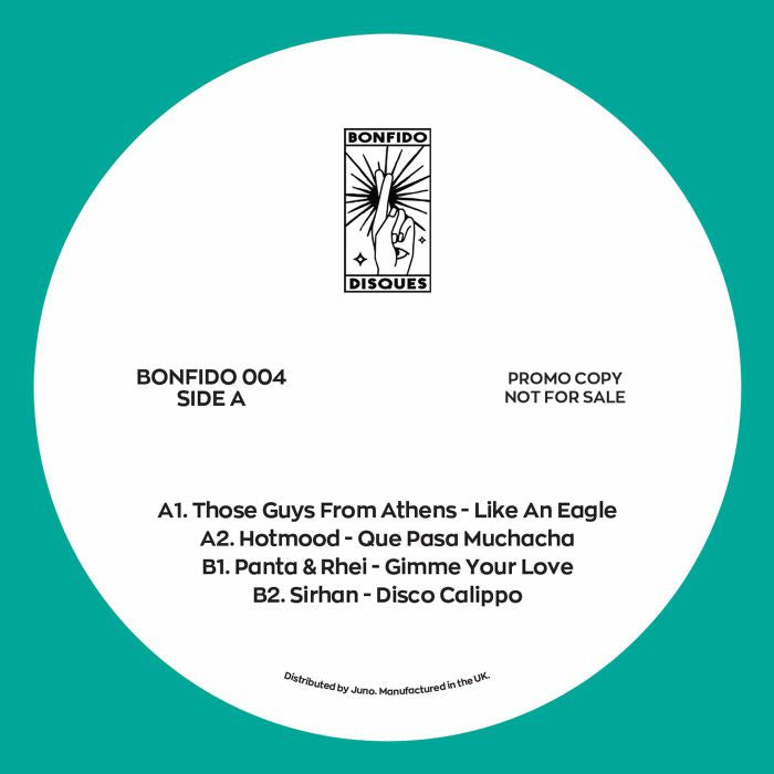 THOSE GUYS FROM ATHENS / HOTMOOD / PANTA & RHEI / SHIRAN - BONFIDO 004