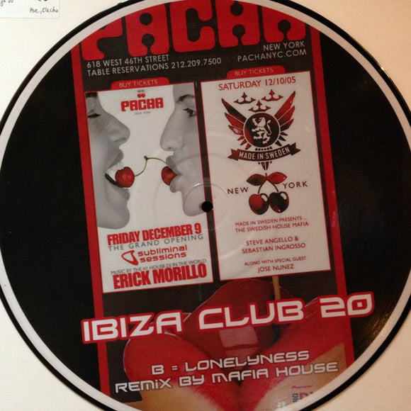 IBIZA CLUB - Vol 20 [Picture Disc]