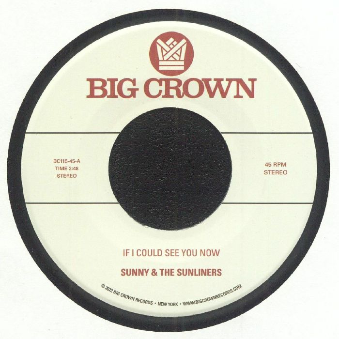 Sunny & The Sunliners - If I Could See You Now / Give Me Time
