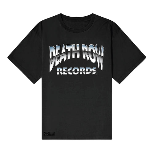 DEATH ROW RECORDS - DEATH ROW CHROME LOGO (Black T-Shirt X-Large)