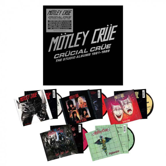 Mötley Crüe - Crücial Crüe - The Studio Albums 1981-1989 (Limited Edition CD Box) [5CD]
