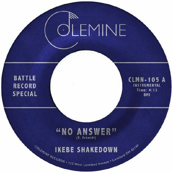 Ikebe Shakedown & The Jive Turkeys - No Answer / No Answer [Clear Vinyl 7