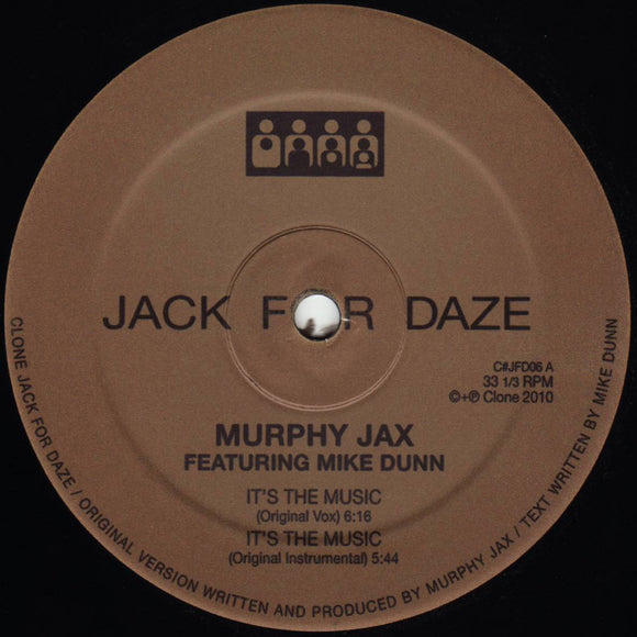 Murphy Jax ft Mike Dunn - Its The Music (Legowelt, Alden Tyrell rmx)