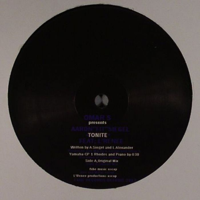 OMAR S presents AARON FIT SIEGEL feat L'RENEE - Tonite