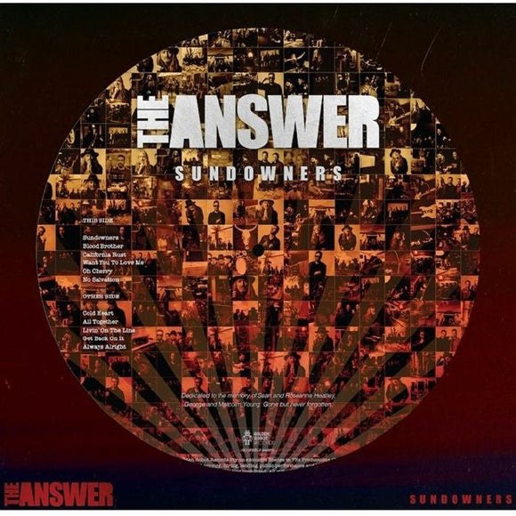 The Answer - Sundowners [LP Picture Disc Vinyl in disco sleeve with full colour insert] (Indies Only)