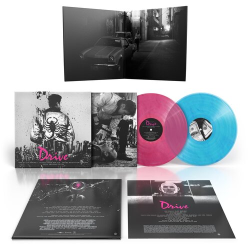 Cliff Martinez - Drive (Original Motion Picture Soundtrack) - Special 10th Anniversary Edition [Blue Marbled / Pink Marbled vinyl]