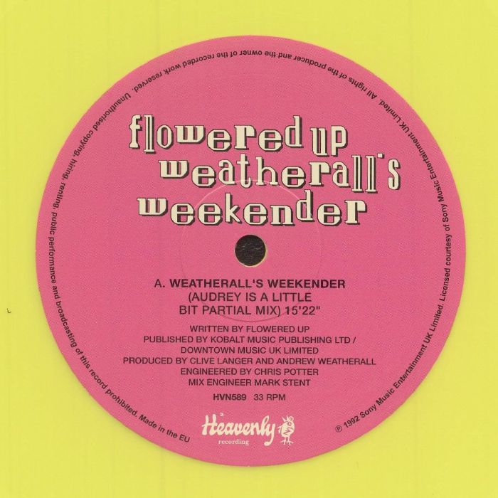 Flowered Up - Weatheralls Weekender (1LP/Yellow)