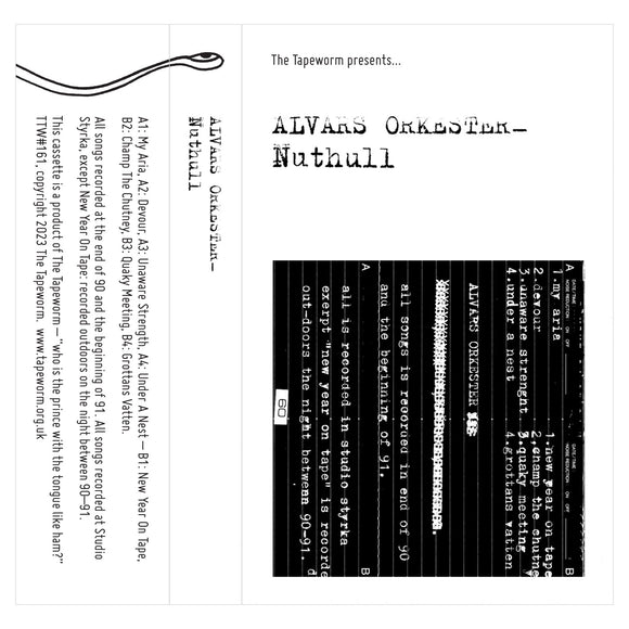 Alvars Orkester - Nuthull [Cassette]