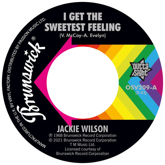 Jackie Wilson - I Get The Sweetest Feeling / It Only Happens When I Look At You