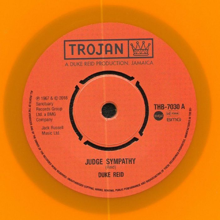 Duke Reid All Stars / Roland Alphonso - Judge Sympathy / Never To Be Mine (RSD 2018)