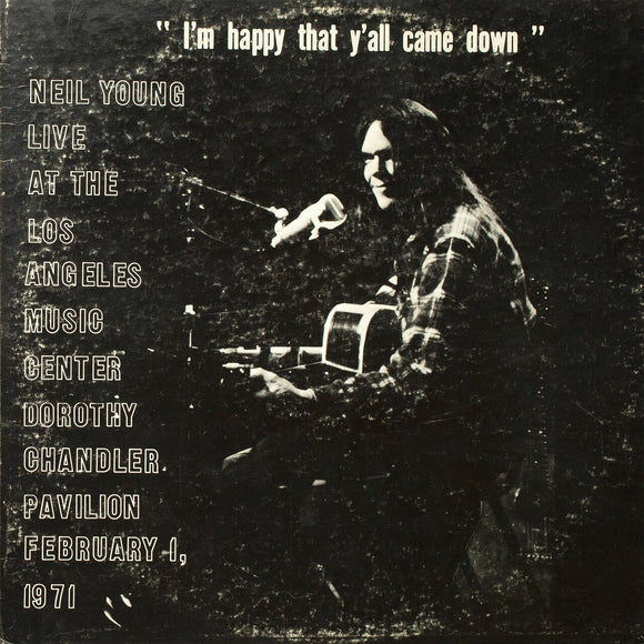 Neil Young - Dorothy Chandler Pavilion (Feb, 1, 1970) [140g Black vinyl]
