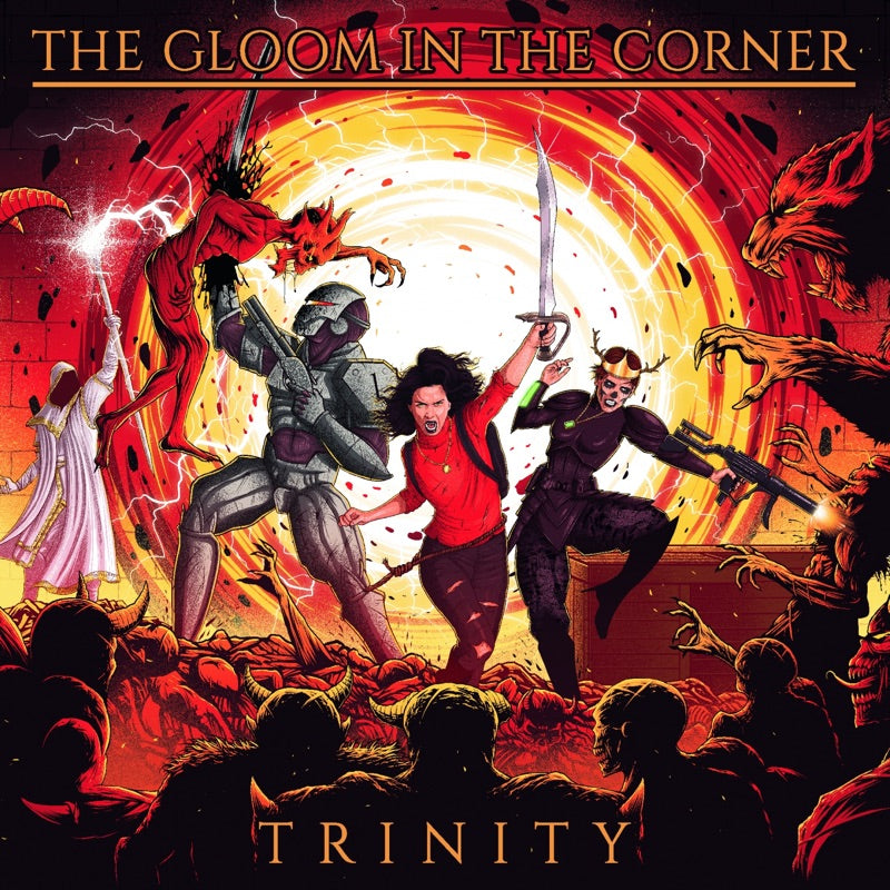 The Gloom In The Corner - Trinity (Transparent Red/ Black Splatter Double Vinyl)