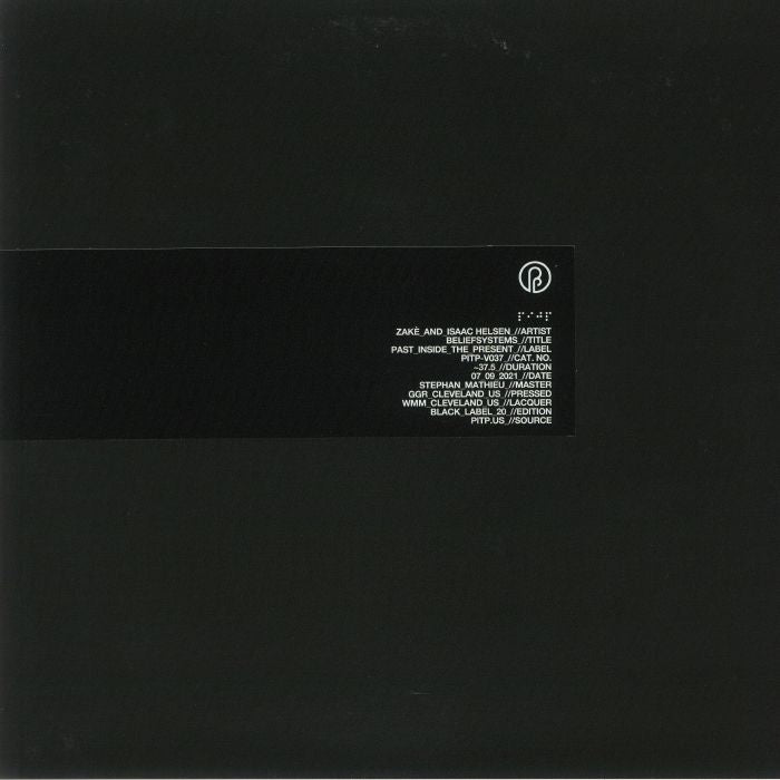 ZAKE / ISAAC HELSEN - Beliefsystems (Black Label Edition)