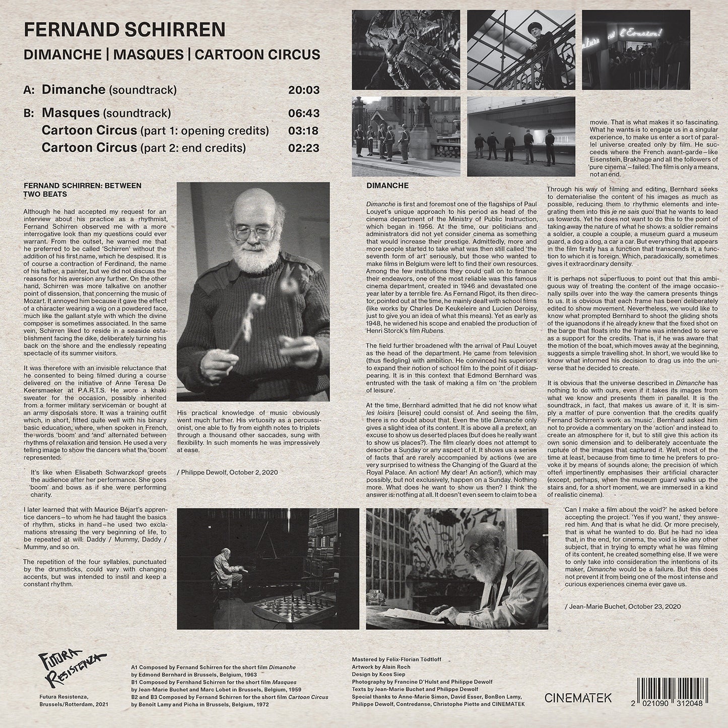 Fernand Schirren - Dimanche / Masques / Cartoon Circus