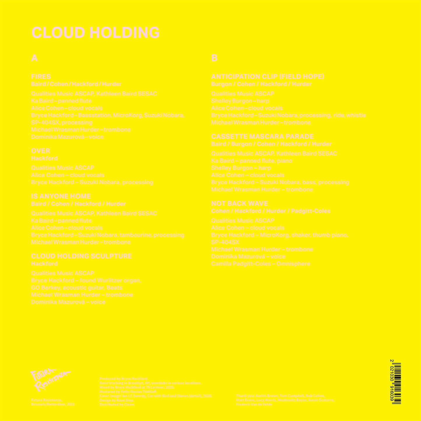 Bryce Hackford - Cloud Holding