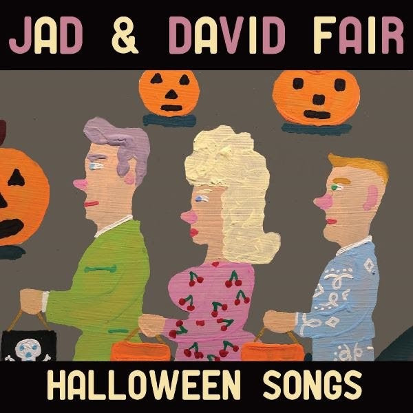 Jad & David Fair - Halloween Songs (Opaque Orange With Black Swirl Vinyl)