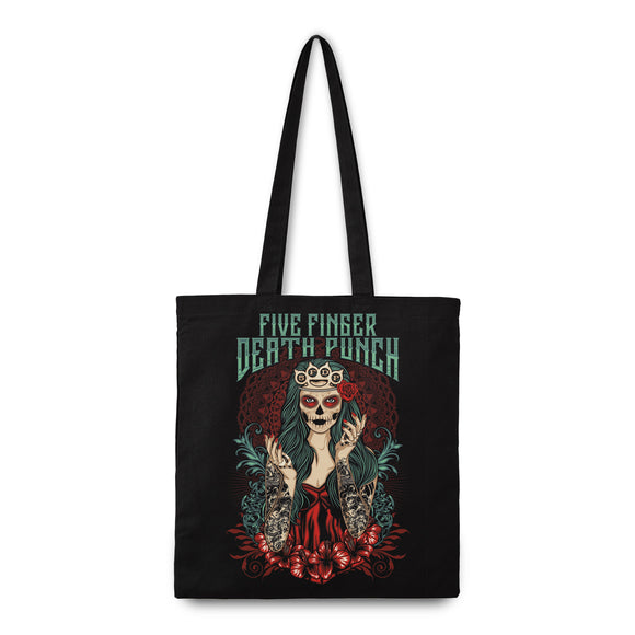 FIVE FINGER DEATH PUNCH - Five Finger Death Punch Day Of The Dead Cotton Tote Bag