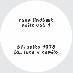 RUNE LINDBAEK - EDITS VOL. 1