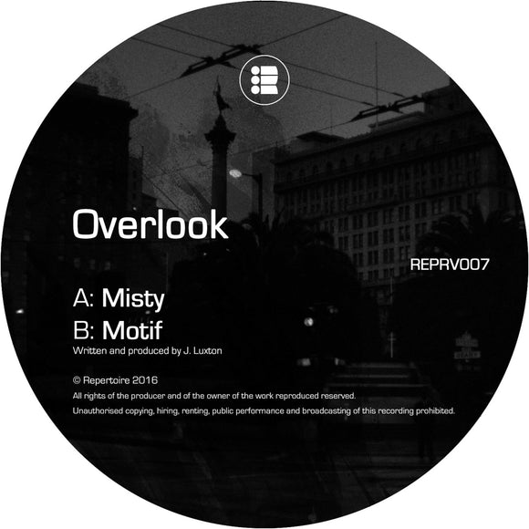 Overlook - Misty / Motif [Black Vinyl Repress]