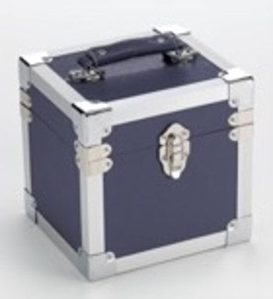 LIGHT BLUE - 7 Inch 50 Record Storge Carry Case