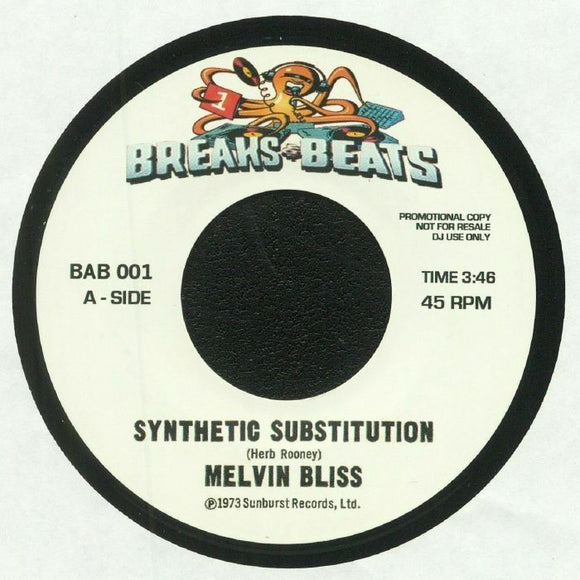 Melvin BLISS / SWEET DADDY FLOYD - Synthetic Substitution (reissue)