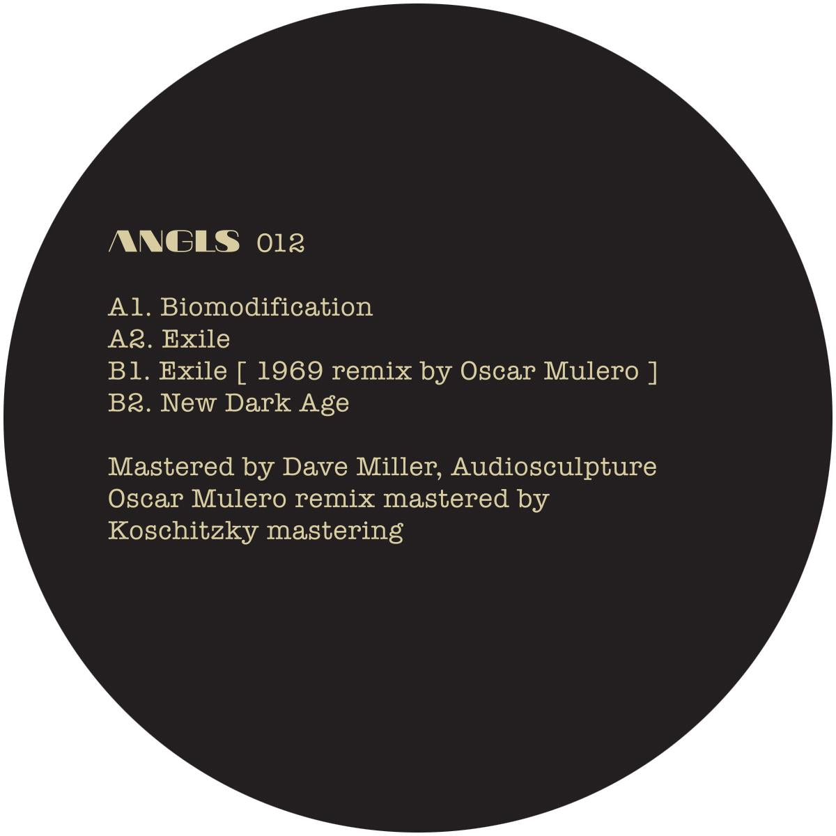 Dimi Angelis - ANGLS 012