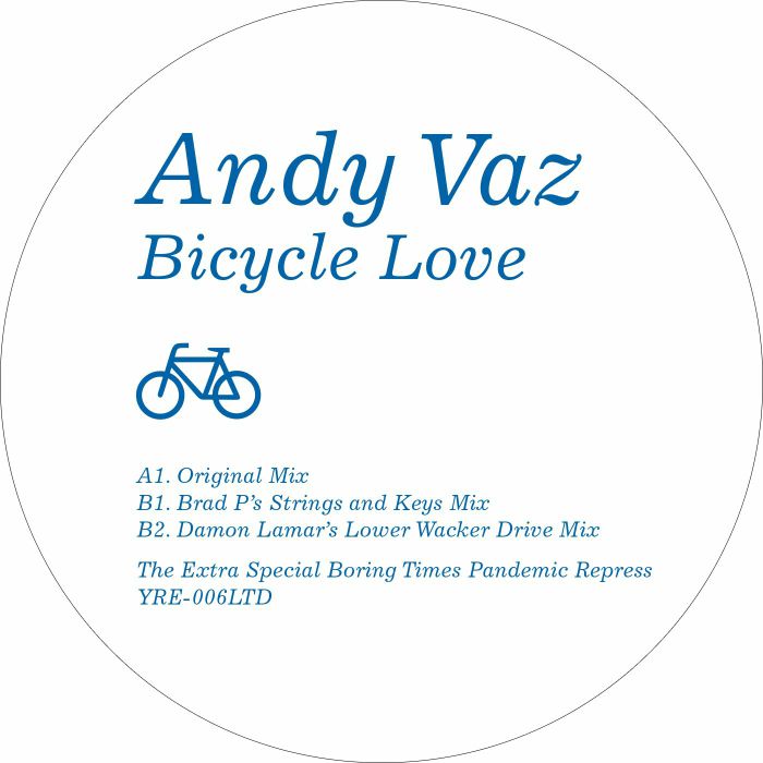 Andy VAZ - Bicycle Love (2021 Repress) (Blue Transparent Vinyl)