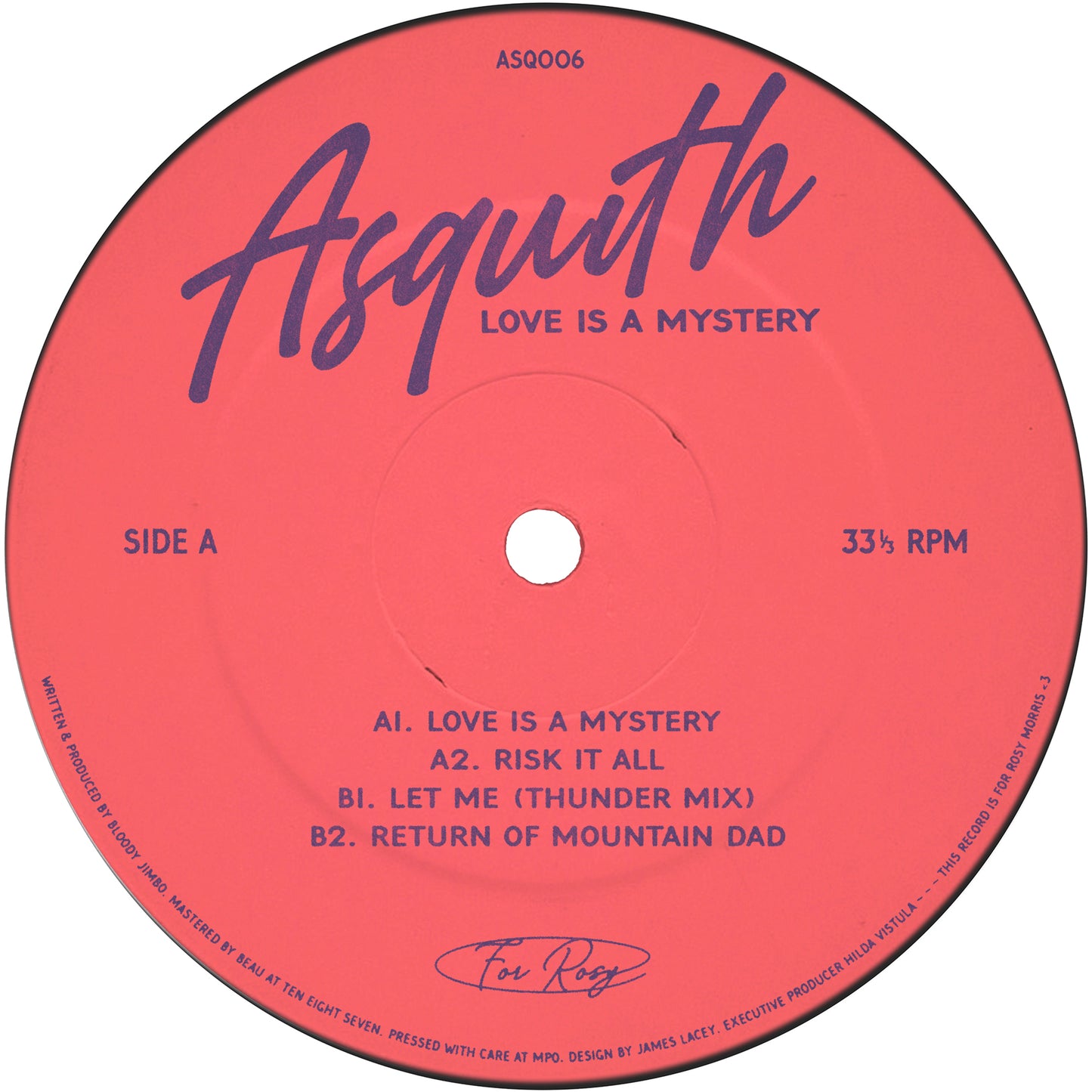 Asquith - Love Is A Mystery EP