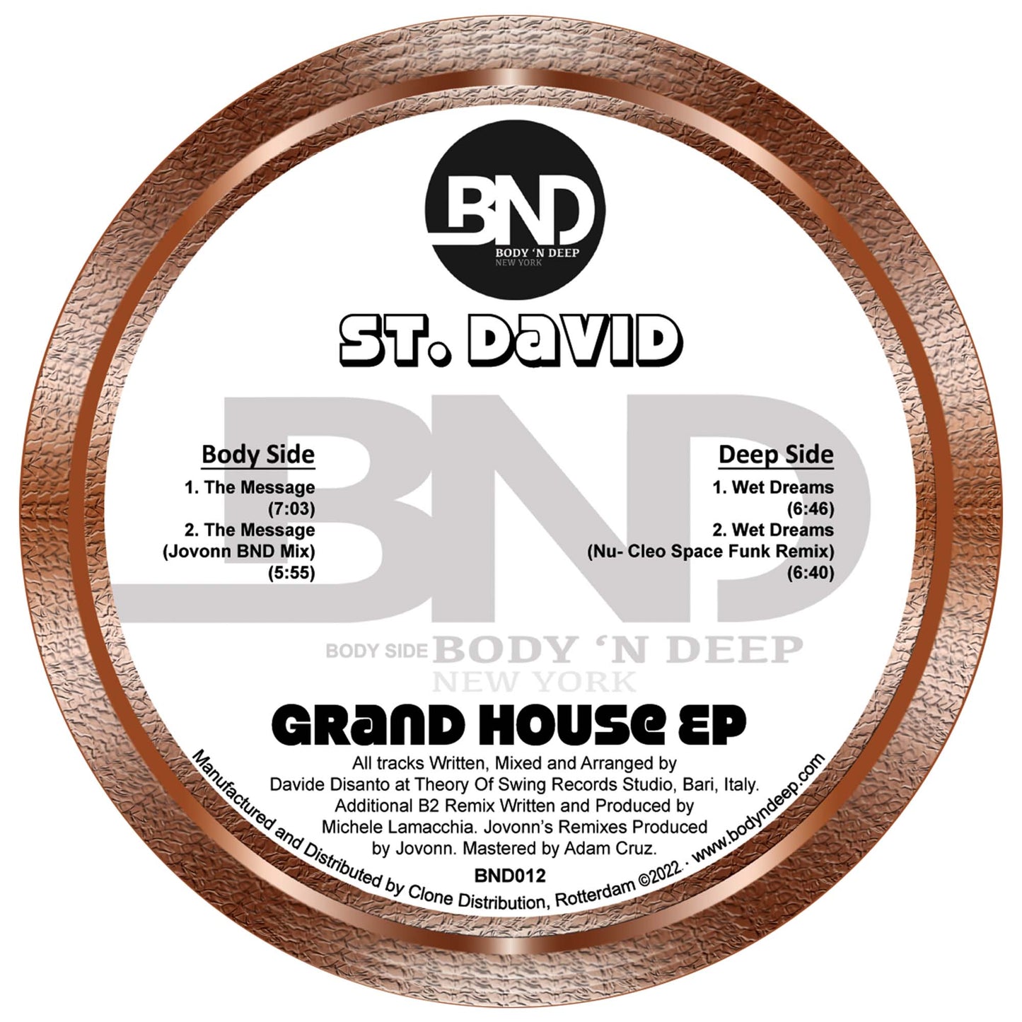 St. David - Grand House EP