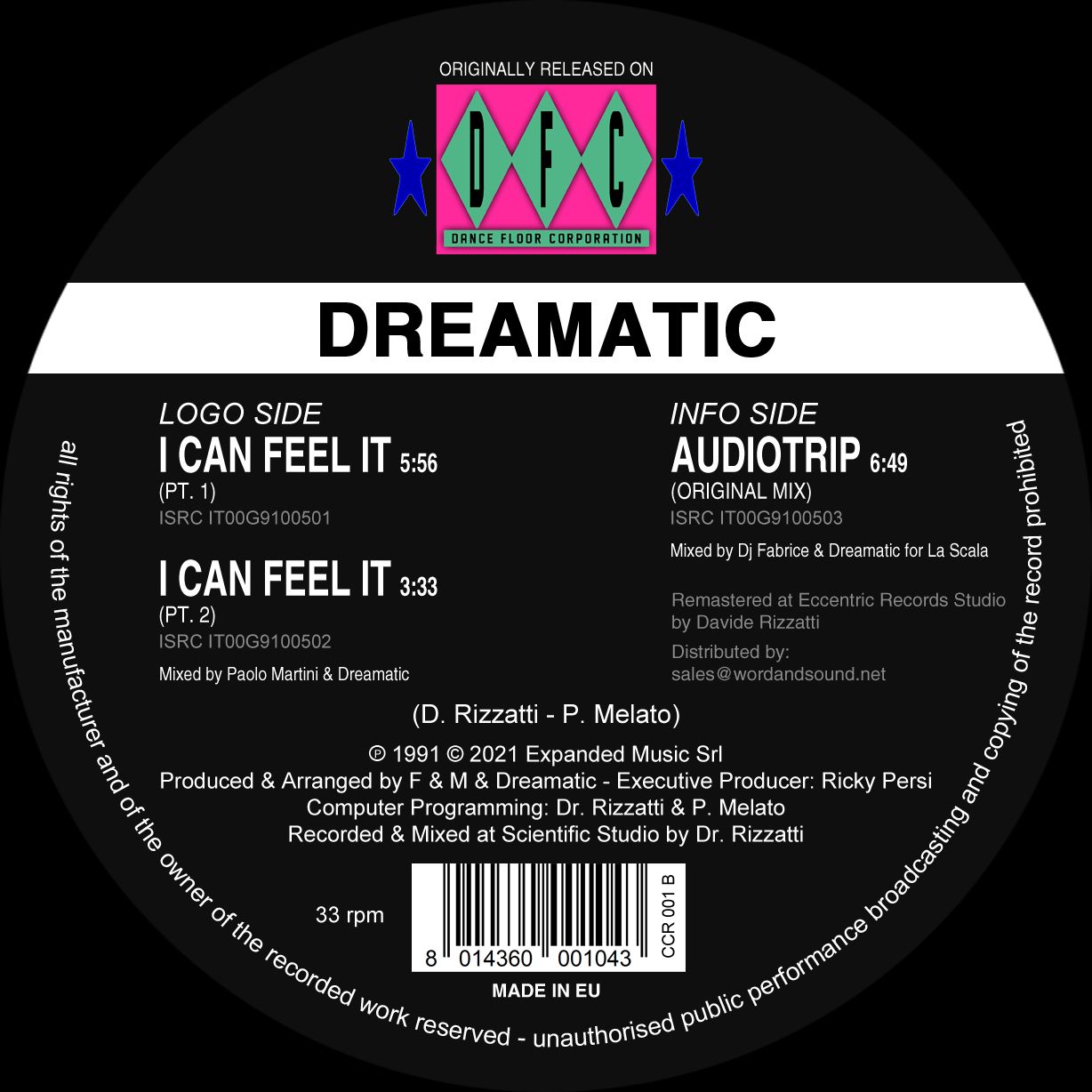 Dreamatic - I Can Feel It / Audiotrip