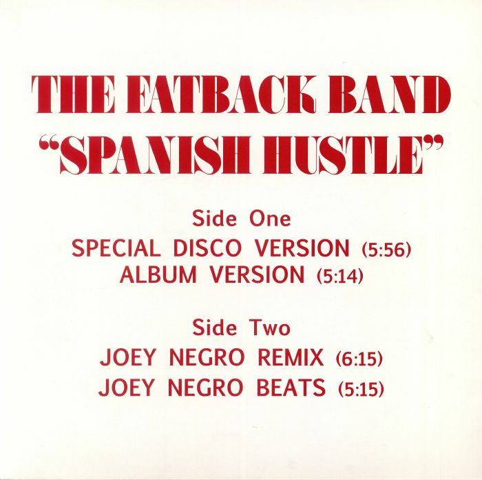 The FATBACK BAND - Spanish Hustle