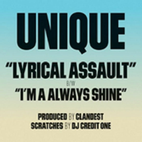 UNIQUE - Lyrical Assault