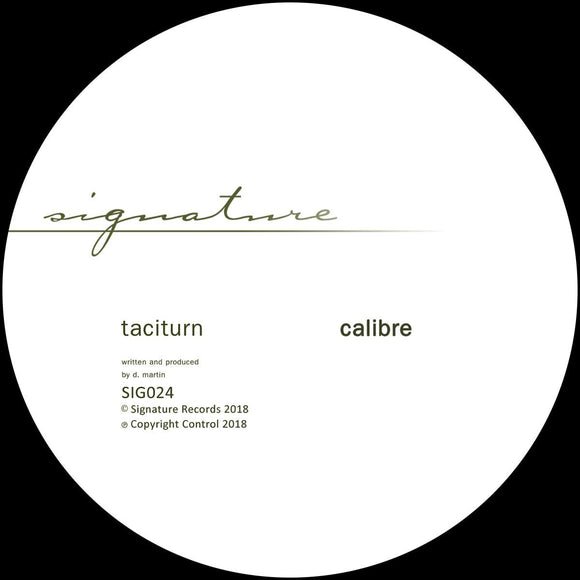 Calibre - Taciturn [generic sleeve repress]