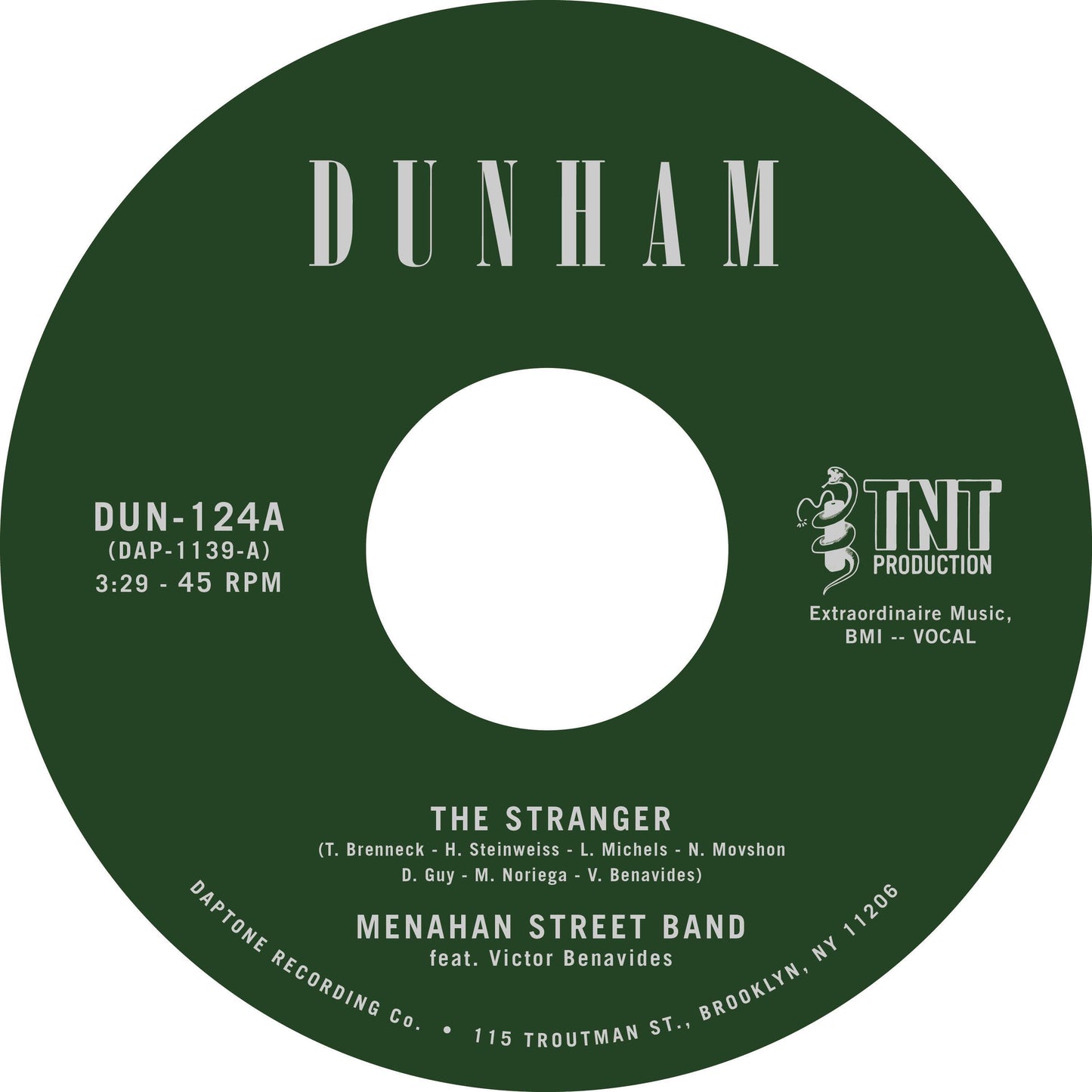 MENAHAN STREET BAND FT. VICTOR BENAVIDES - The Stranger/Black Velvet