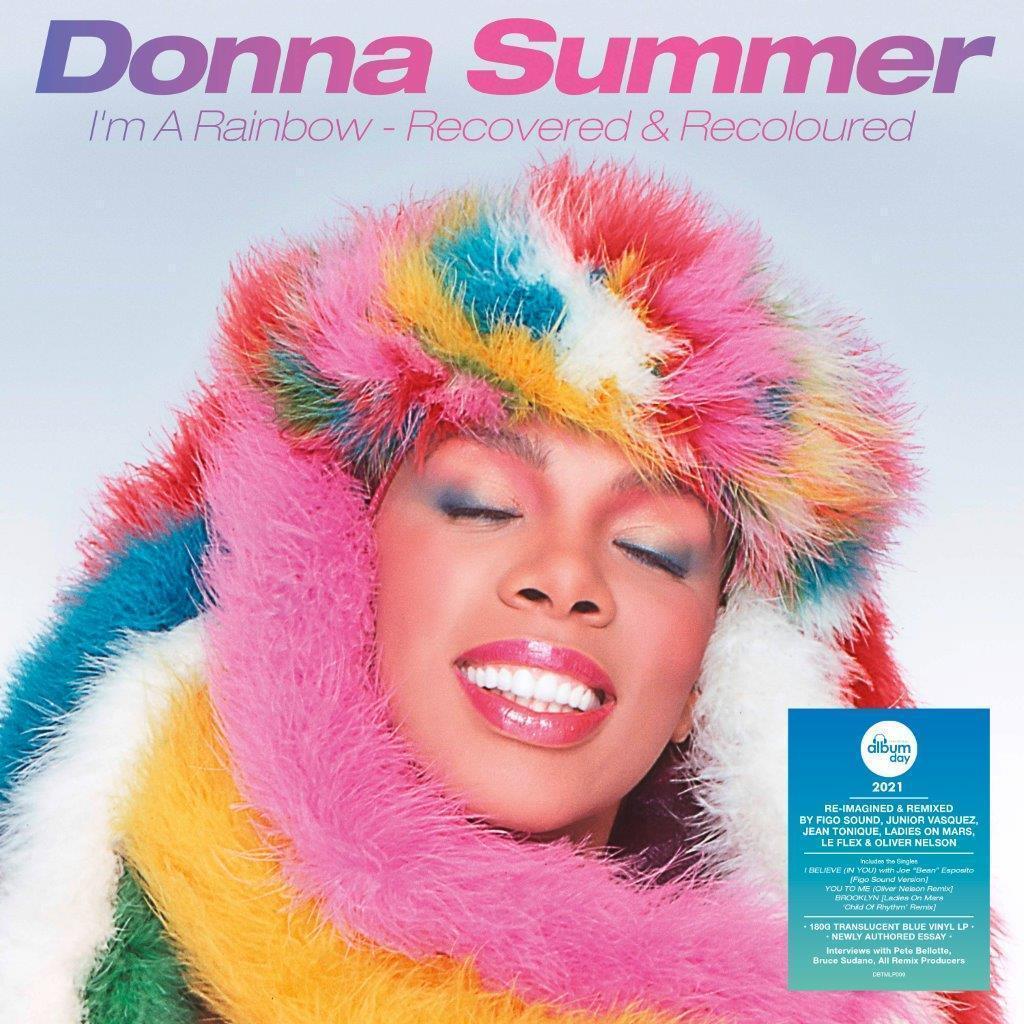 DONNA SUMMER - I’M A RAINBOW RECOVERED & RECOLOURED (TRANSPARENT BLUE VINYL) (National Album Day)