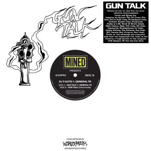 DJ T-Cuts - Guntalk ft General TK / Guntalk Instrumental