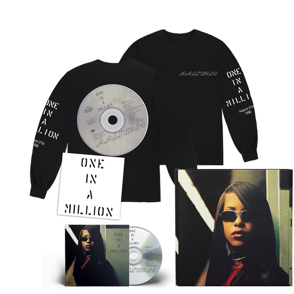 Aaliyah - One In A Million [CD Box Set (each box includes the CD, Large T-Shirt, and a stencil)]