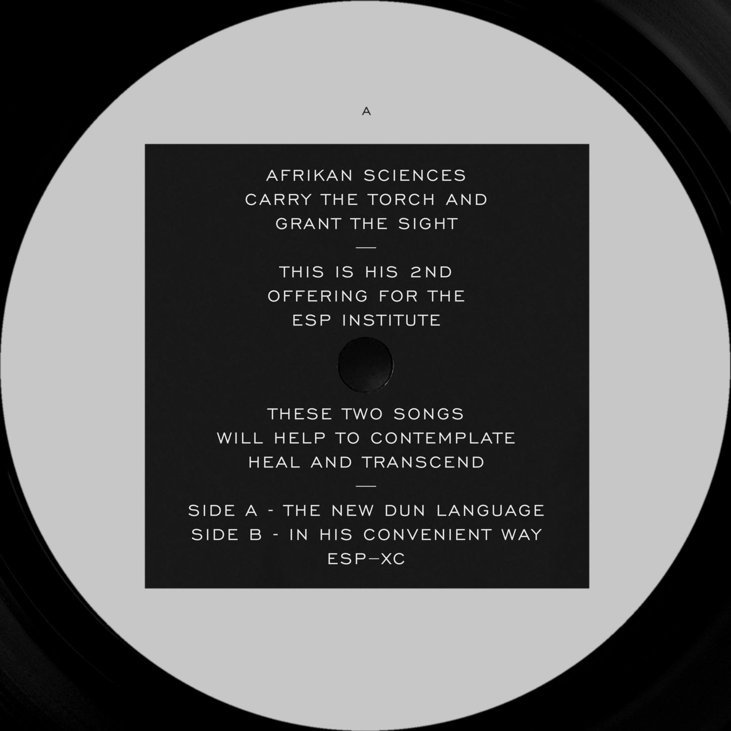 Afrikan Sciences - The New Dun Language / In His Convenient Way