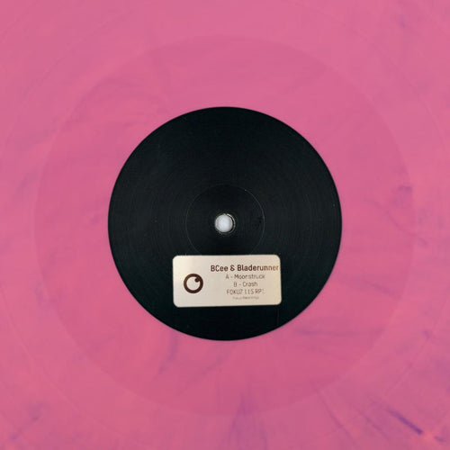 BCee & Bladerunner - Moonstruck / Crash [label sleeve / pink marbled vinyl]
