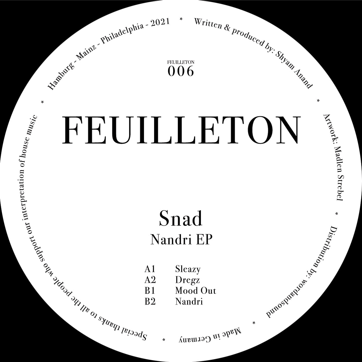 Snad - Nandri EP (vinyl only)