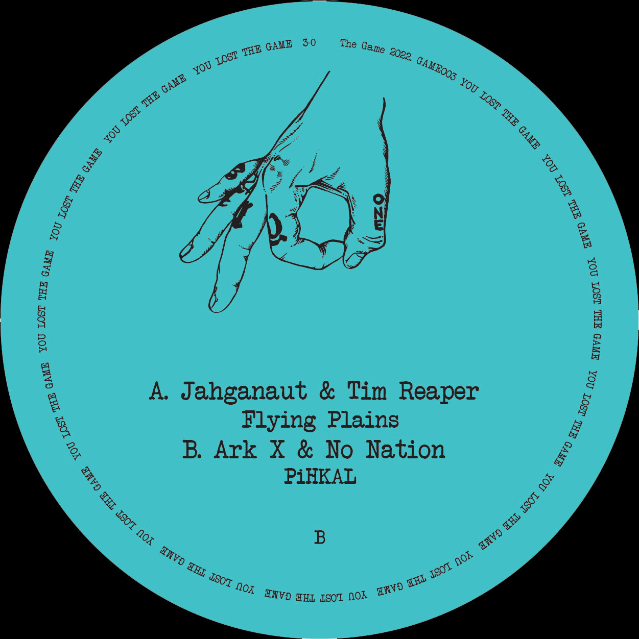 Jahganaut & Tim Reaper / Arx X & No Nation - Flying Plains / PiHKAL 12''