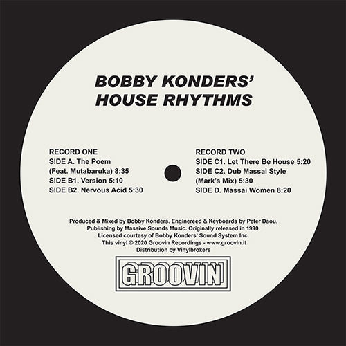 BOBBY KONDERS' - HOUSE RHYTHMS